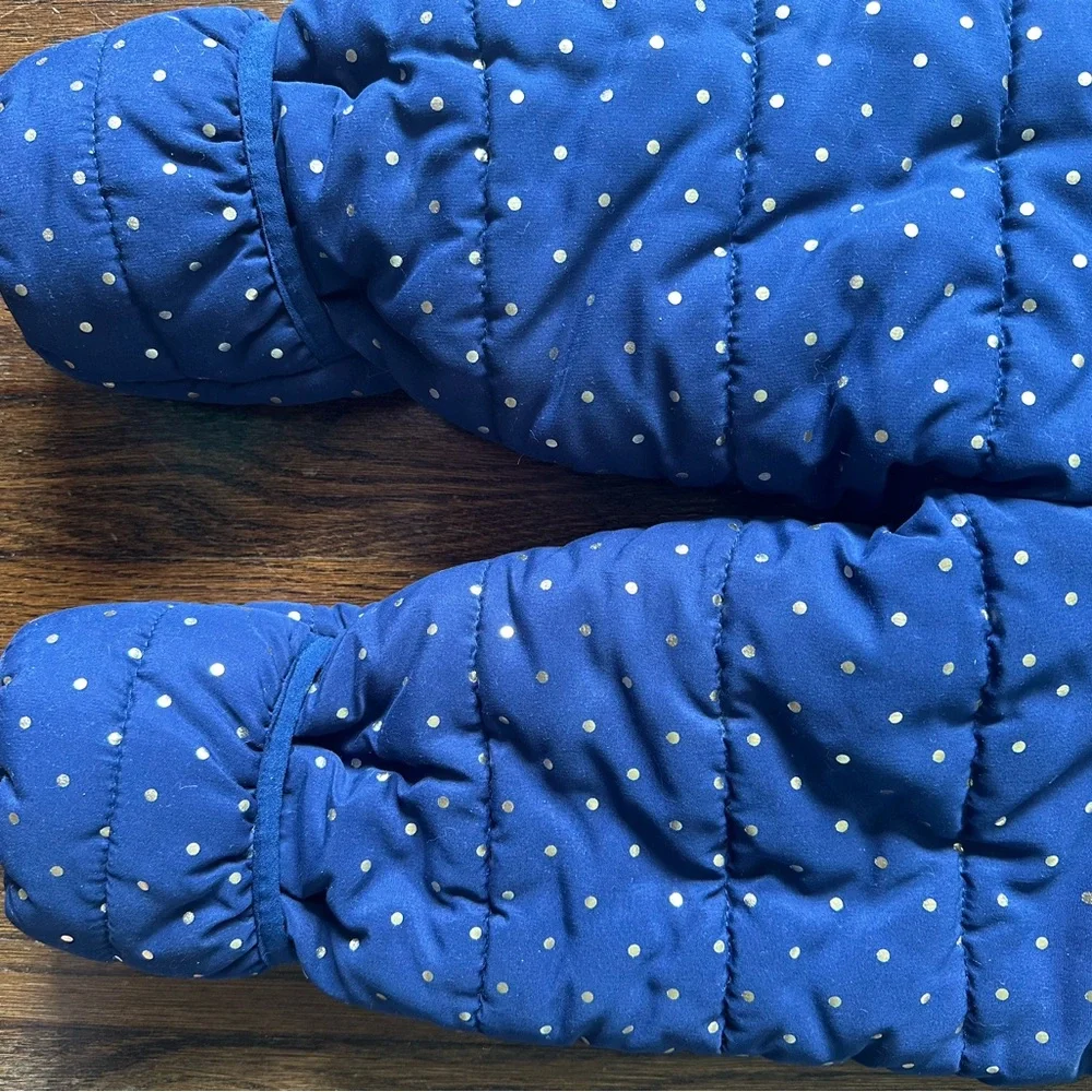 Oshkosh Toddler Navy Polka Dot One-Piece Snowsuit